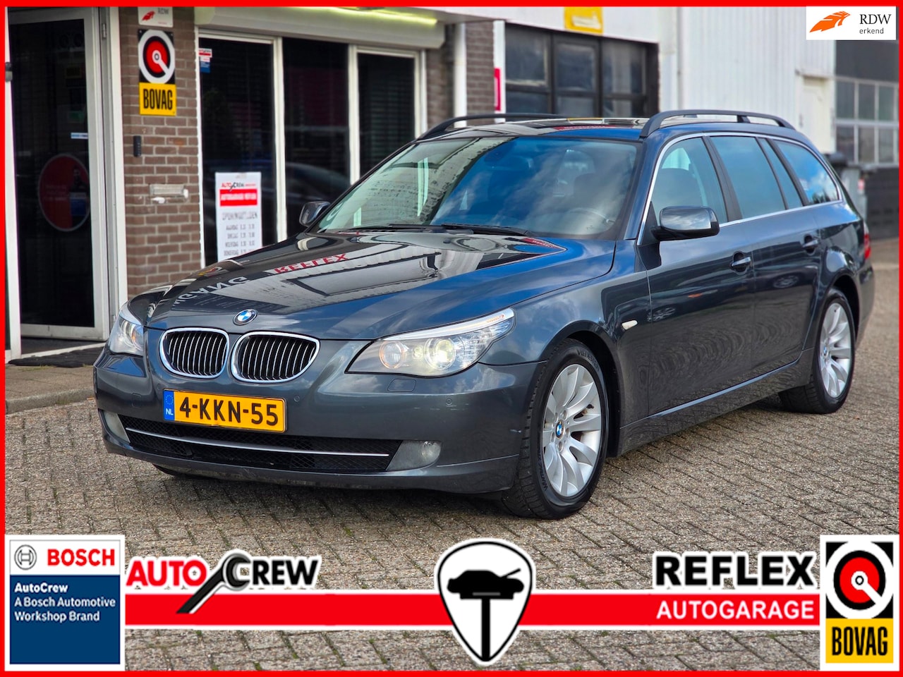 BMW 5-serie Touring - 523i Executive AIRCO|CRUISE|LEDER - AutoWereld.nl