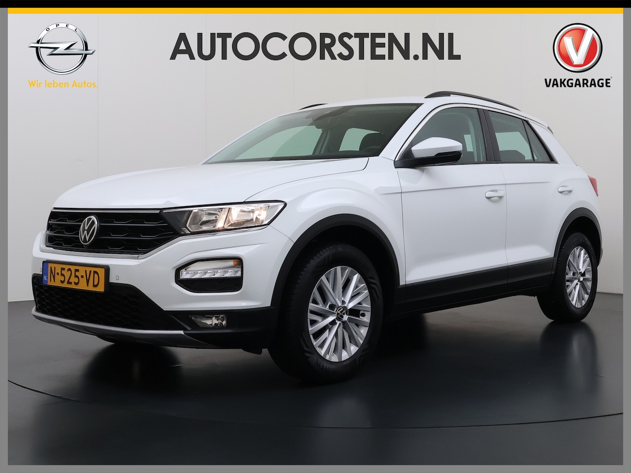 Volkswagen T-Roc - 1.5TSI 150PK Automaat Adap.Cruise Apple Carplay Android Auto Navi* Airco Pdc Style Bluetoo - AutoWereld.nl