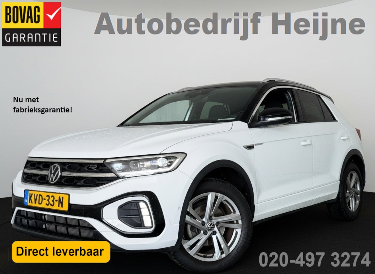 Volkswagen T-Roc - TSI 110PK R-LINE BUSINESS CAMERA/MASSAGE/IQ.LIGHT - AutoWereld.nl