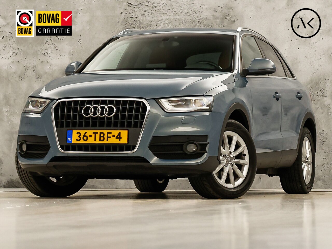 Audi Q3 - 2.0 TFSI Quattro Sport 211Pk Automaat (NAVIGATIE, CLIMATE, ZWART HEMEL, GETINT GLAS, BRUIN - AutoWereld.nl