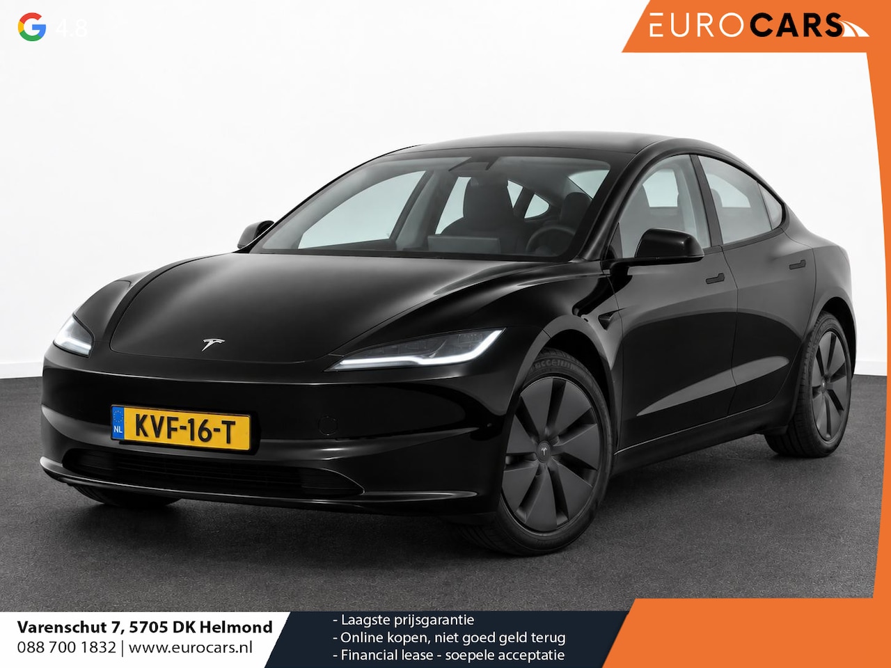 Tesla Model 3 - RWD 60 kWh 534KM LFP AUTOPILOT LED WARMTEPOMP STOEL+STUURVERWARMING - AutoWereld.nl