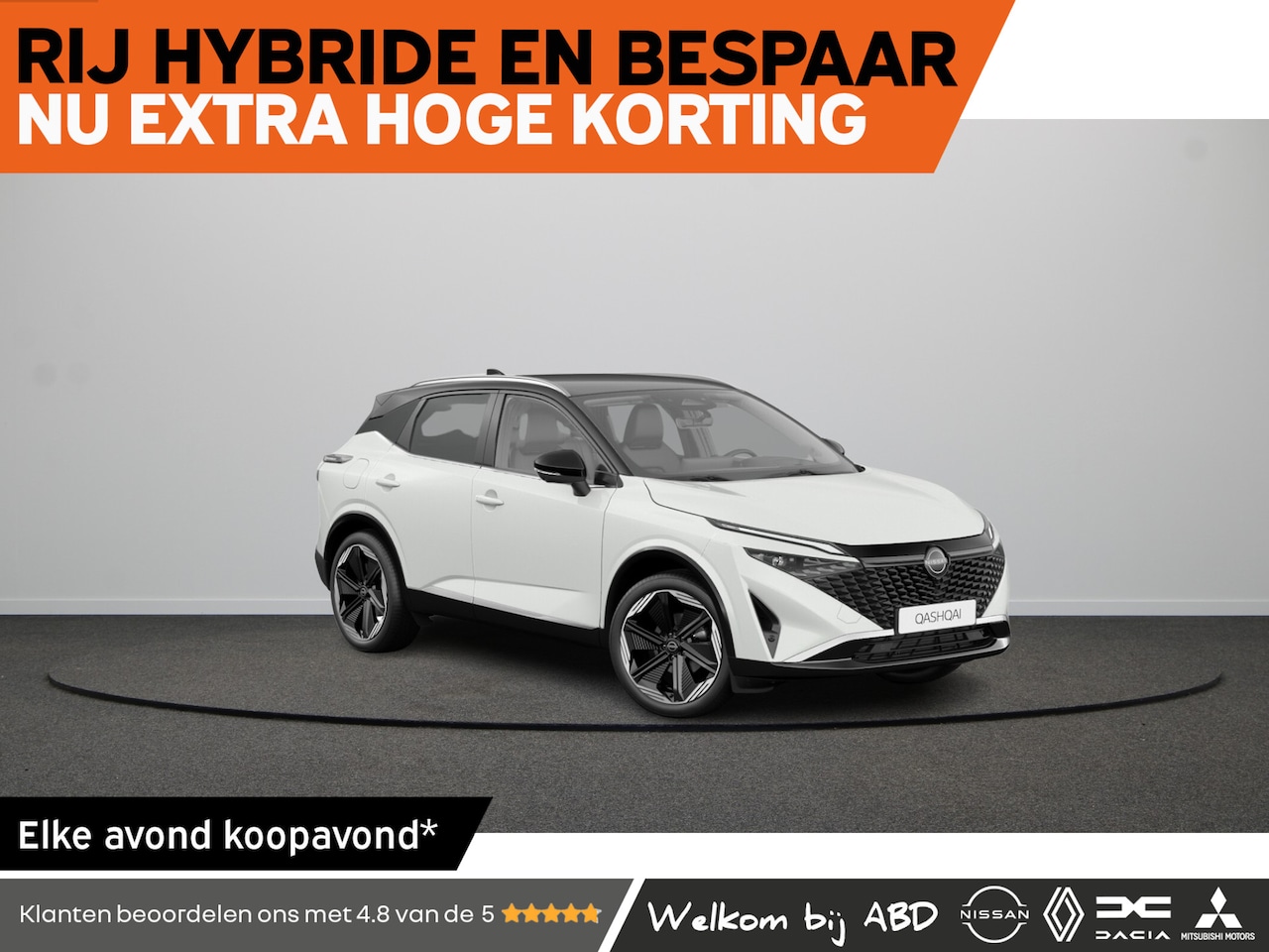 Nissan Qashqai - Tekna Plus + Two Tone Mild-Hybrid 158 Xtronic | 12.3" TFT Digital Cockpit | Advanced Drive - AutoWereld.nl