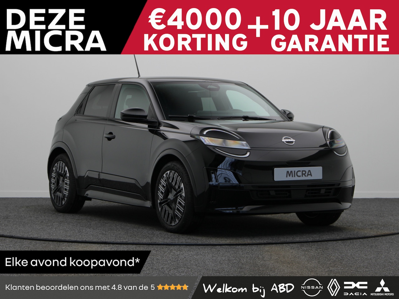 Nissan Micra - Engage 40 kWh | Draadloze Apple Carplay® & Android Auto® | Parkeersensoren achterzijde - AutoWereld.nl