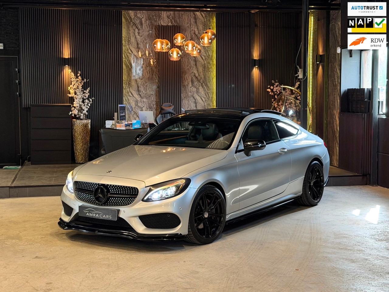 Mercedes-Benz C-klasse Coupé - 180|43 AMG|PANO|MAXTON|BURMESTER! - AutoWereld.nl