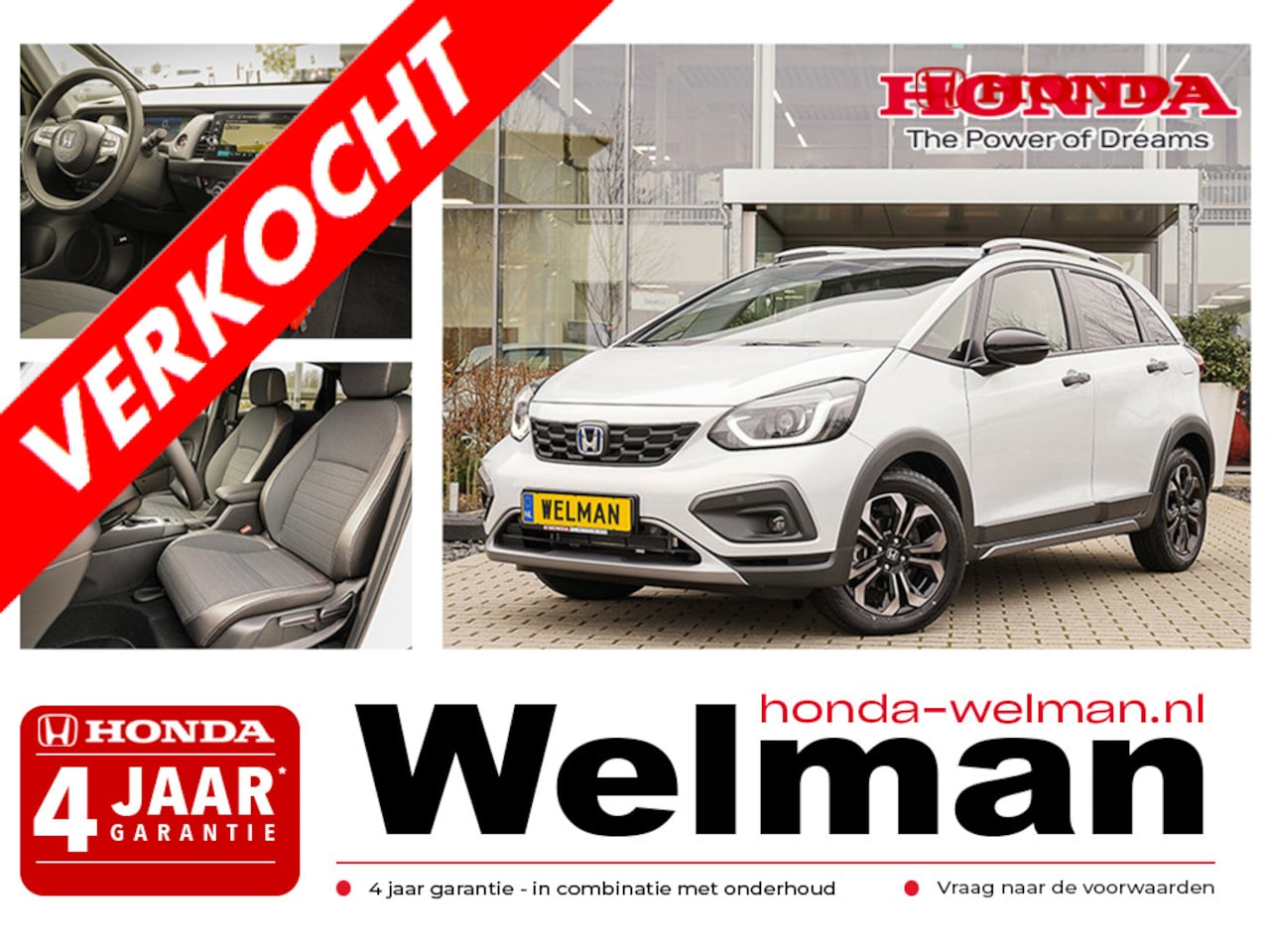 Honda Jazz - 1.5i e:HEV ADVANCE CROSSTAR - NIEUW - 122 PK FULL HYBRID - AUTOMAAT - AutoWereld.nl