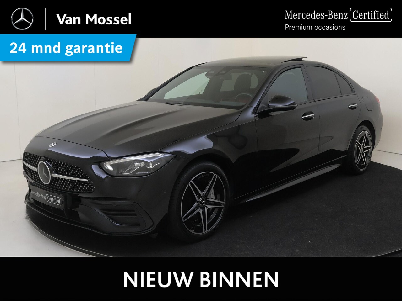 Mercedes-Benz C-klasse - 300 e AMG Line Limited /Panoramadak /Memory /HUD /360 Camera - AutoWereld.nl