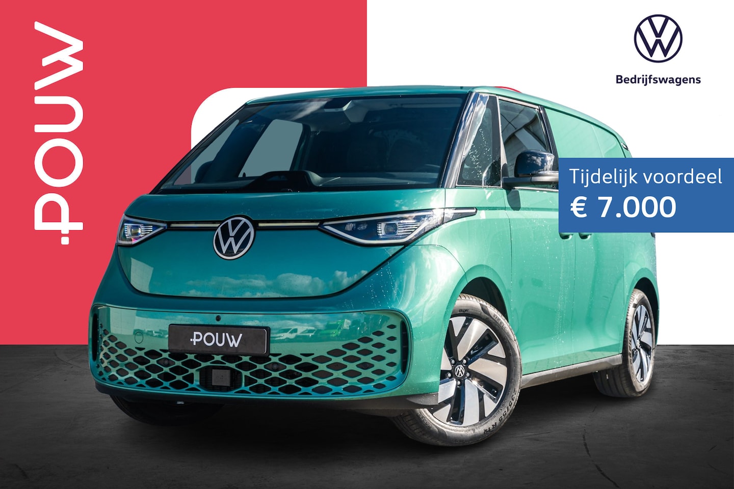 Volkswagen ID. Buzz Cargo - 286pk Bulli Limited Edition 79 kWh | Stoelen Pakket | Schuifdeur Pakket - AutoWereld.nl