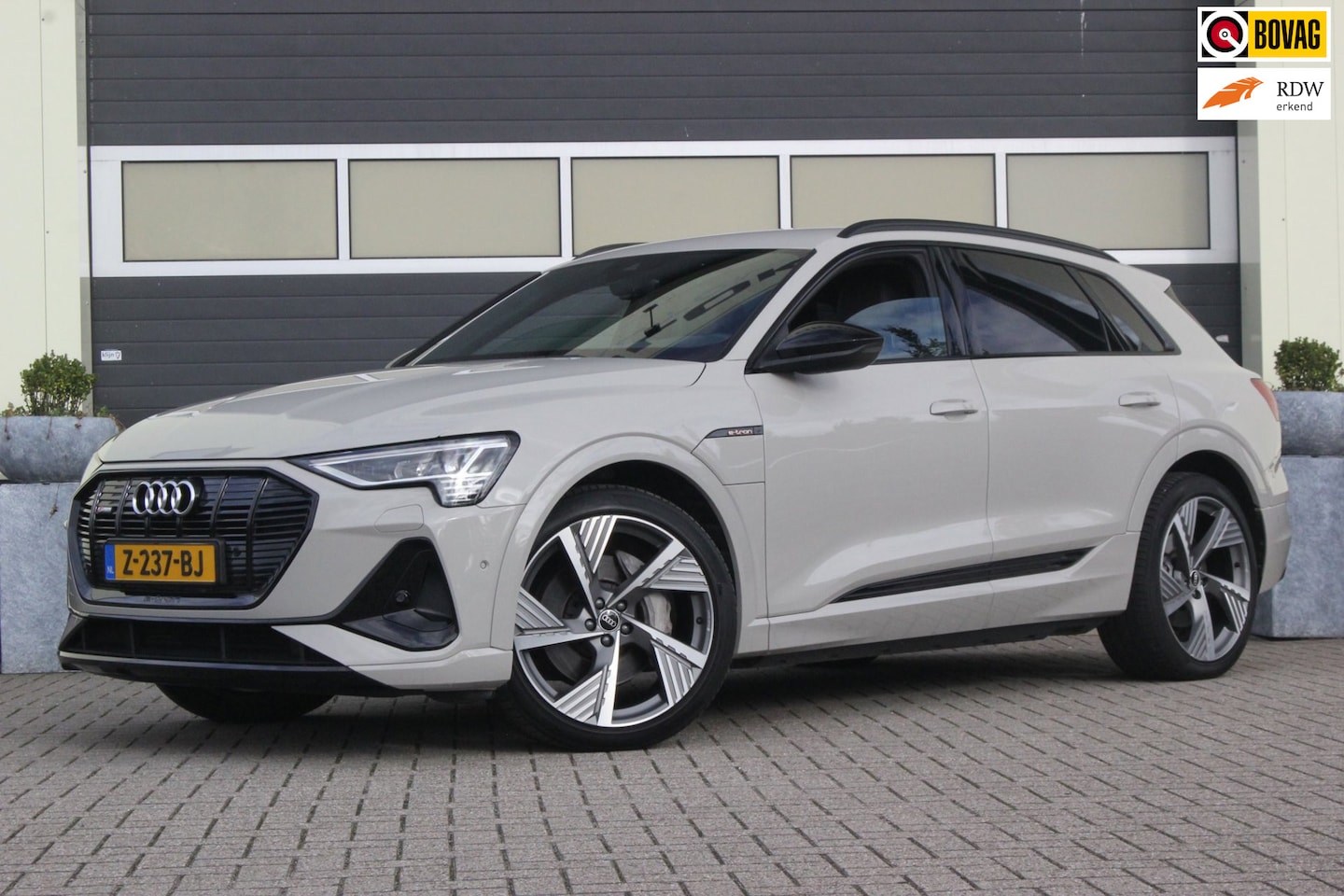 Audi e-tron - 50 quattro S edition S-Line | Trekhaak | Siambeige - AutoWereld.nl