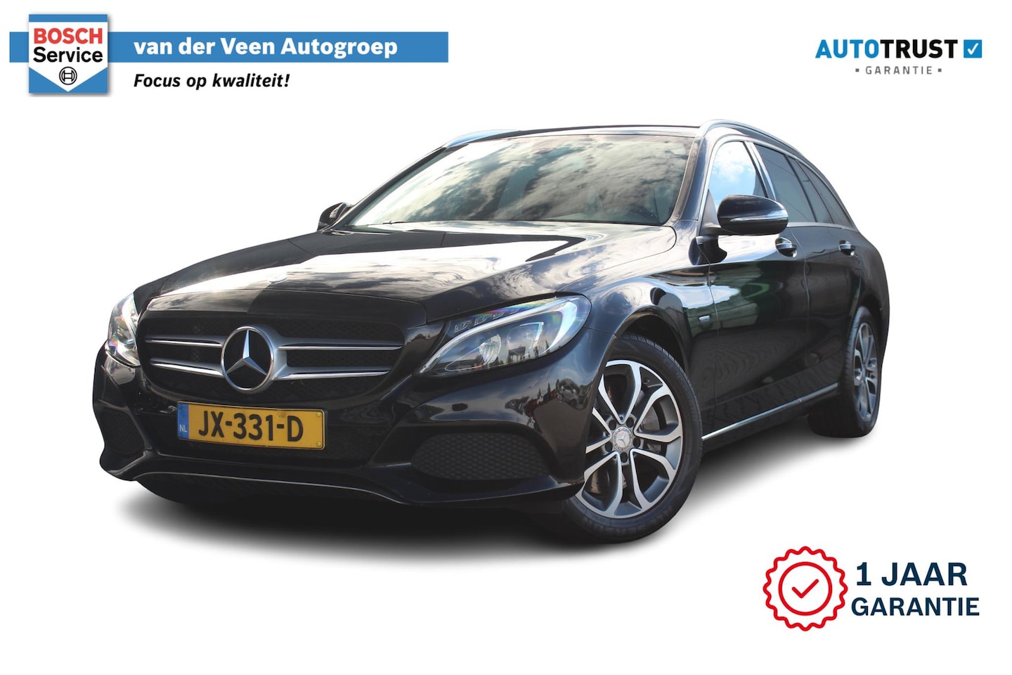 Mercedes-Benz C-klasse Estate - 350 e Lease Edition | Airco | Bluetooth | Cruise | Navigatie | Parkeersensoren - AutoWereld.nl