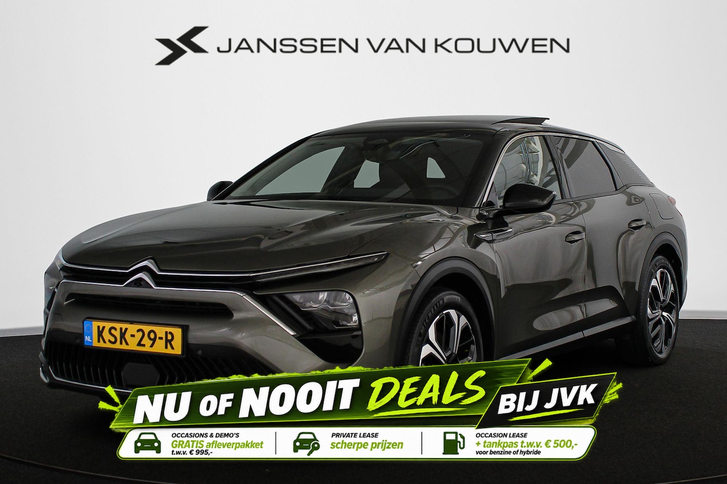 Citroën C5 X - 1.6 Plug-in Hybrid 225 Shine Panoramadak 360 Camera Memory - AutoWereld.nl
