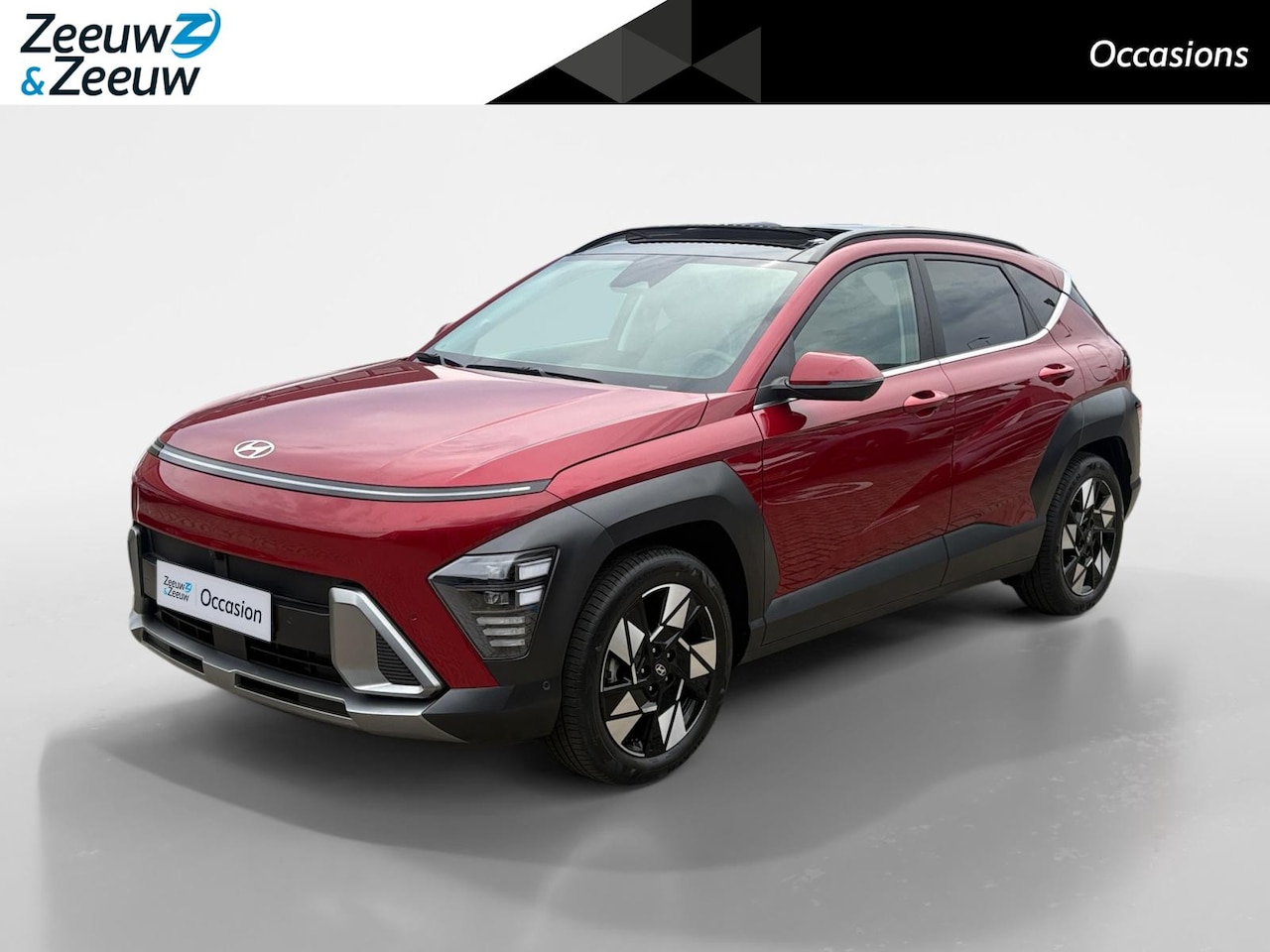 Hyundai Kona - 1.6 GDI HEV Premium Sky | Full options! | Navi | Leder | Stoelverwarming en koeling - AutoWereld.nl