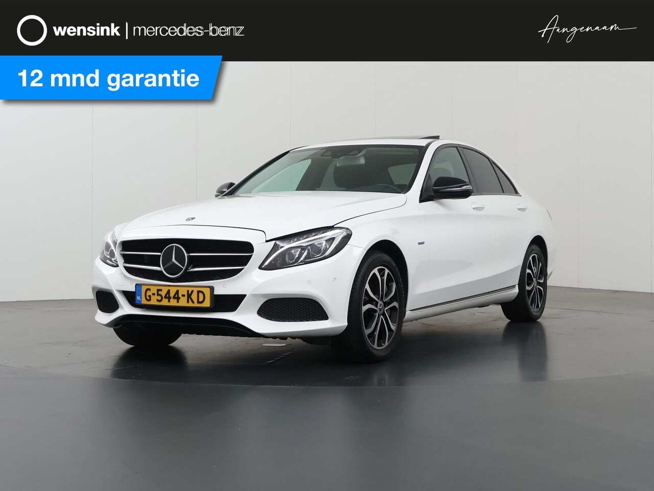 Mercedes-Benz C-klasse - 350 e Premium | Night | Schuif/kanteldak | Stoelverwarming | Navigatie | Sfeerverlichting - AutoWereld.nl
