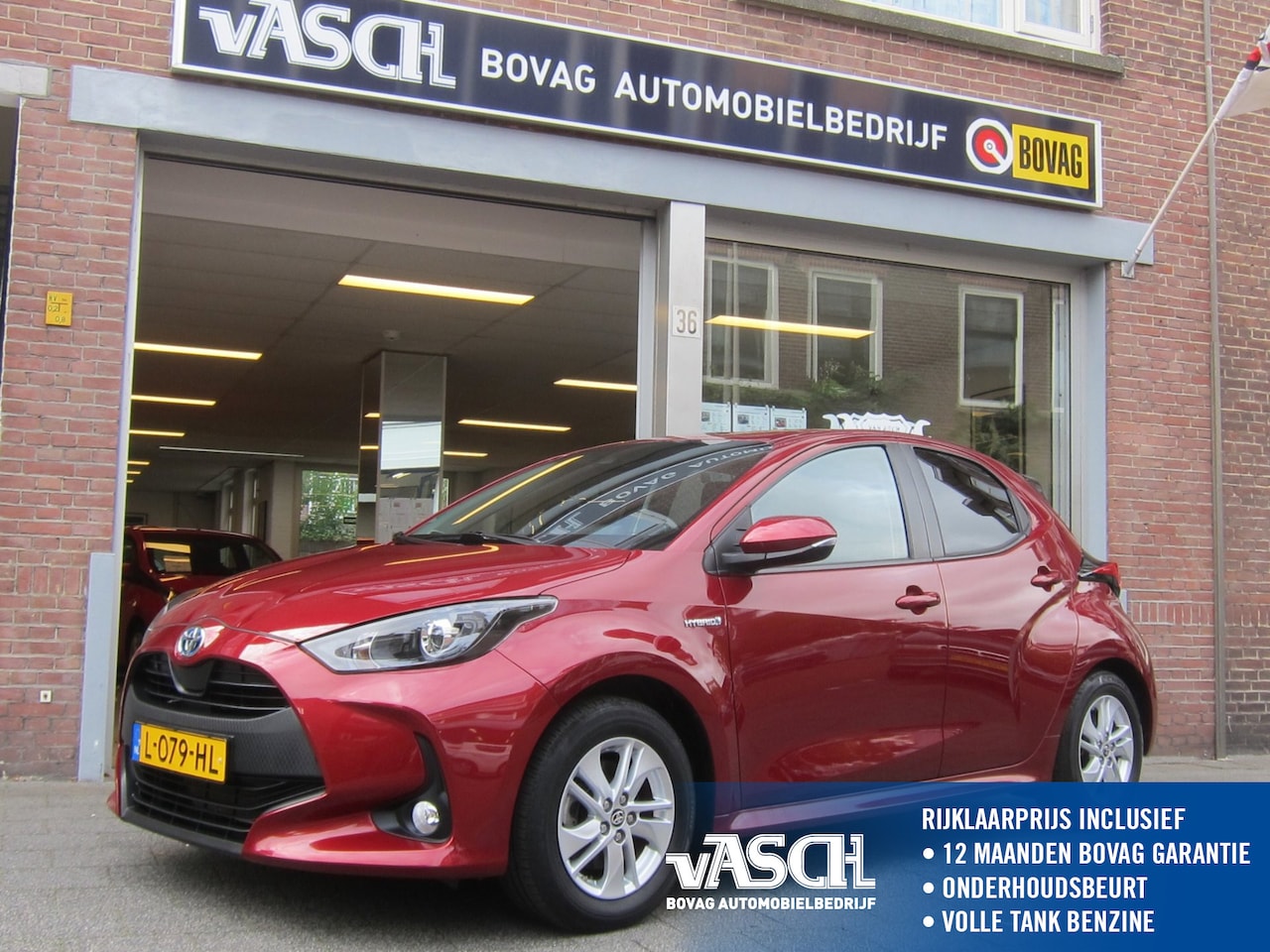 Toyota Yaris - 1.5 Hybrid Active Keyless All-in prijs Bovaggarantie - AutoWereld.nl