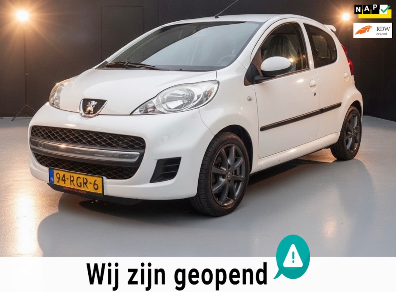 Peugeot 107 - 1.0-12V XS-1 jaar apk-airco-elek ramen - AutoWereld.nl