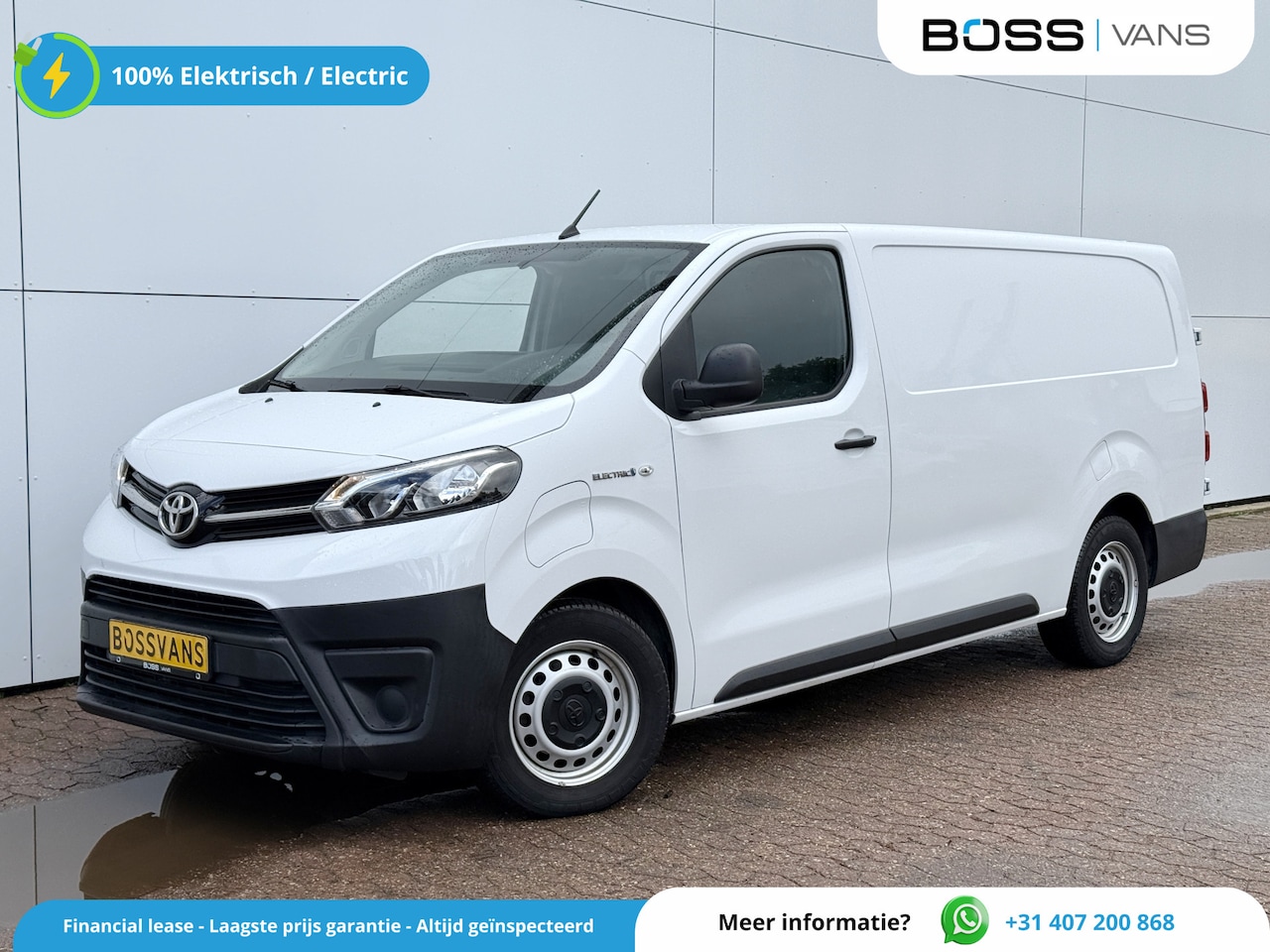 Toyota ProAce Electric Worker - 75kWh 136PK L3 348km WLTP EV Snelladen Climate control Cruise control Laadkabel - AutoWereld.nl