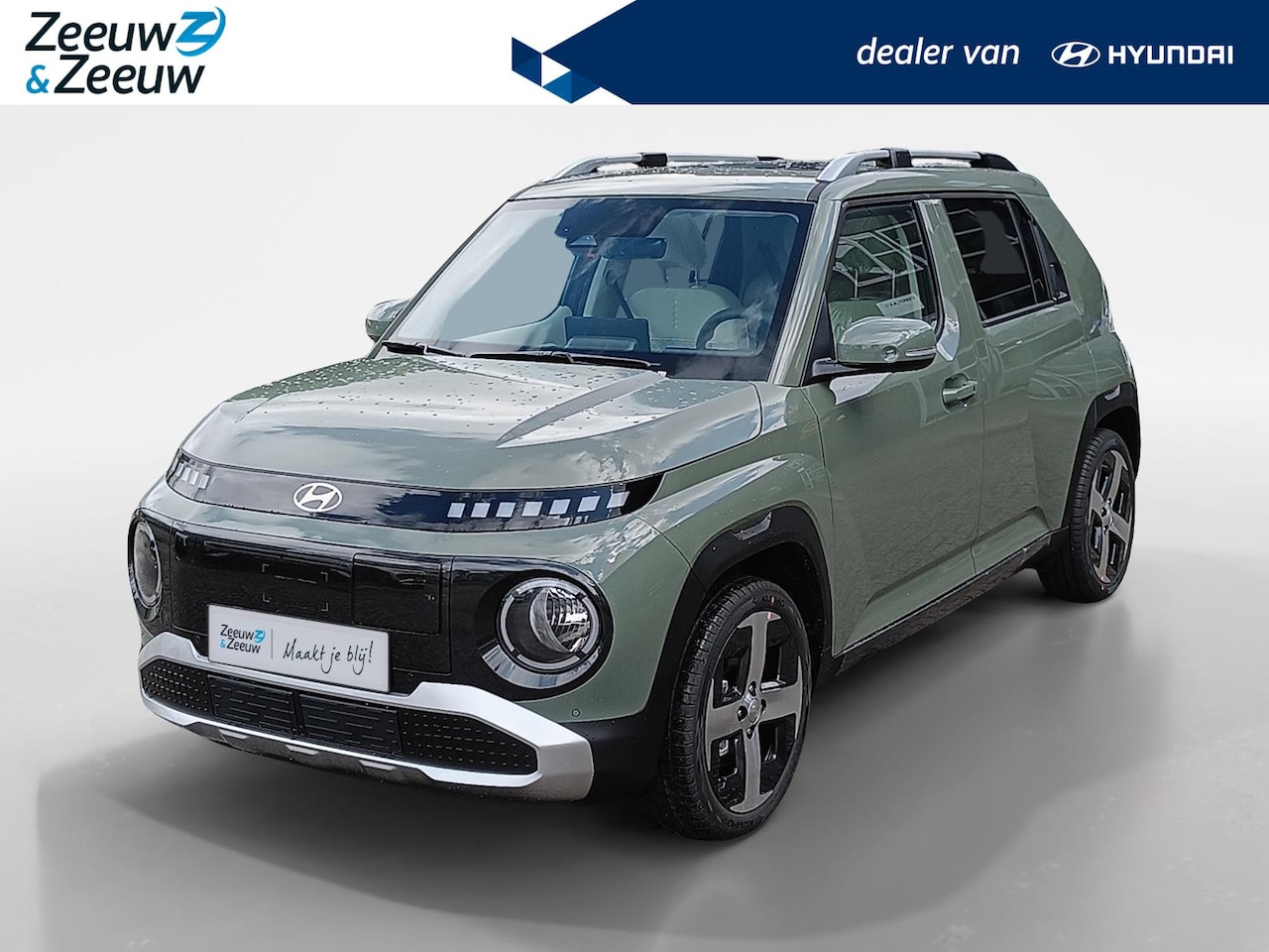 Hyundai Inster - Pulse Advanced 42 kWh | Khaki interieur | Z&Z Topdeal | Van €  27.750, nu voor € 25.250 | - AutoWereld.nl