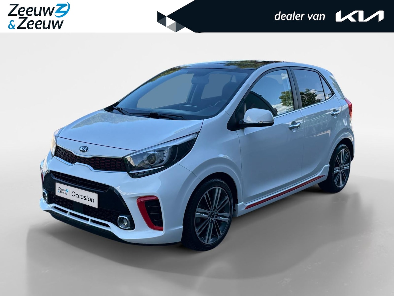 Kia Picanto - 1.2 CVVT GT-Line | 84 PK! | Camera | Keyless |Leder | Stoel + Stuurverwarming | Apple Carp - AutoWereld.nl