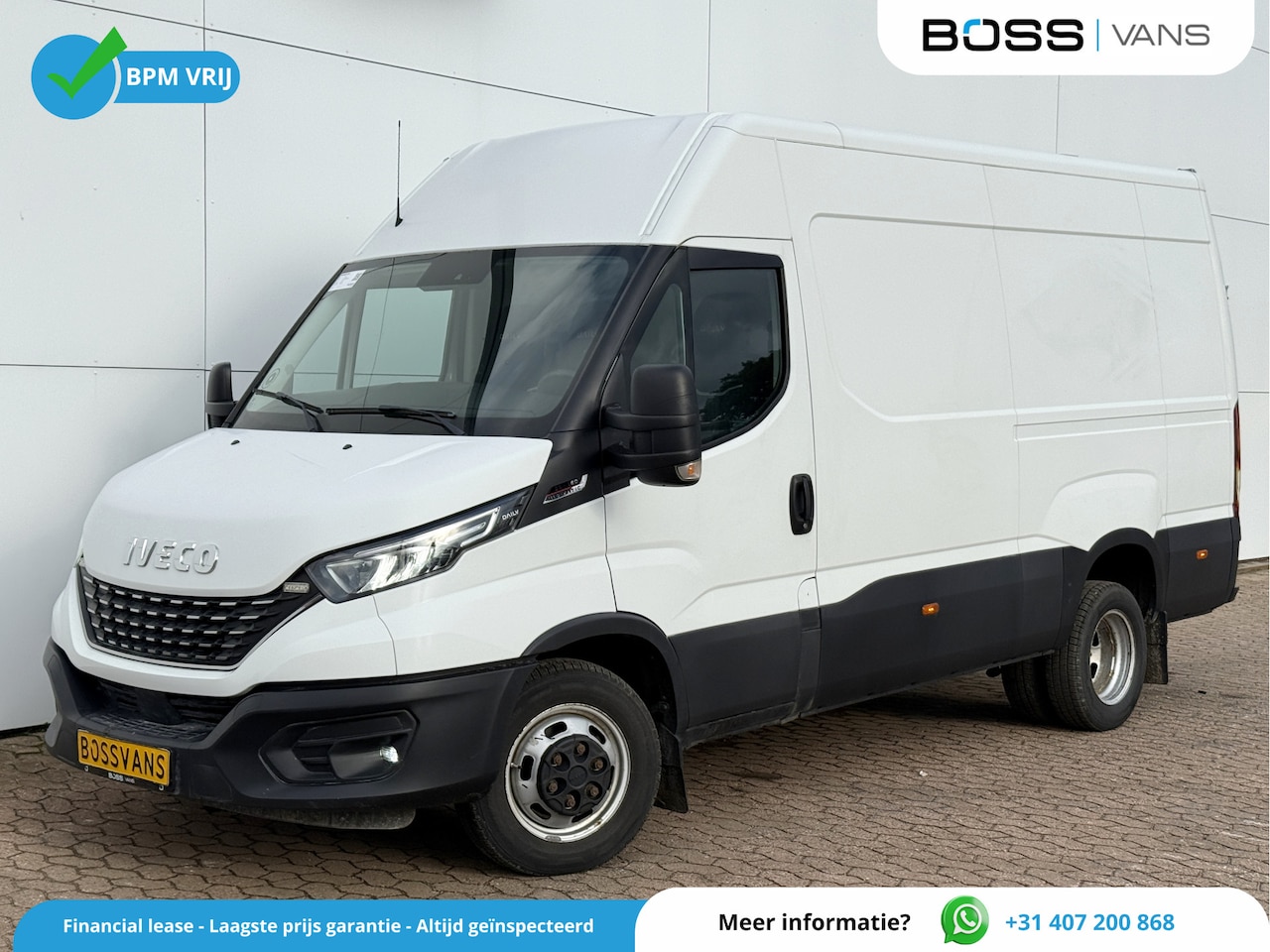 Iveco Daily - 35C18 3.0 Automaat L2H2 Dubbellucht LED 3.5t Trekhaak Adaptieve Cruise Standkachel Climate - AutoWereld.nl