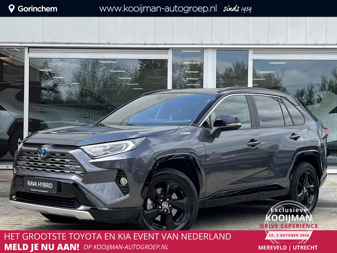 Toyota RAV4 - 2.5 Hybrid AWD Bi-Tone l leder l JBL l nette auto!! - AutoWereld.nl