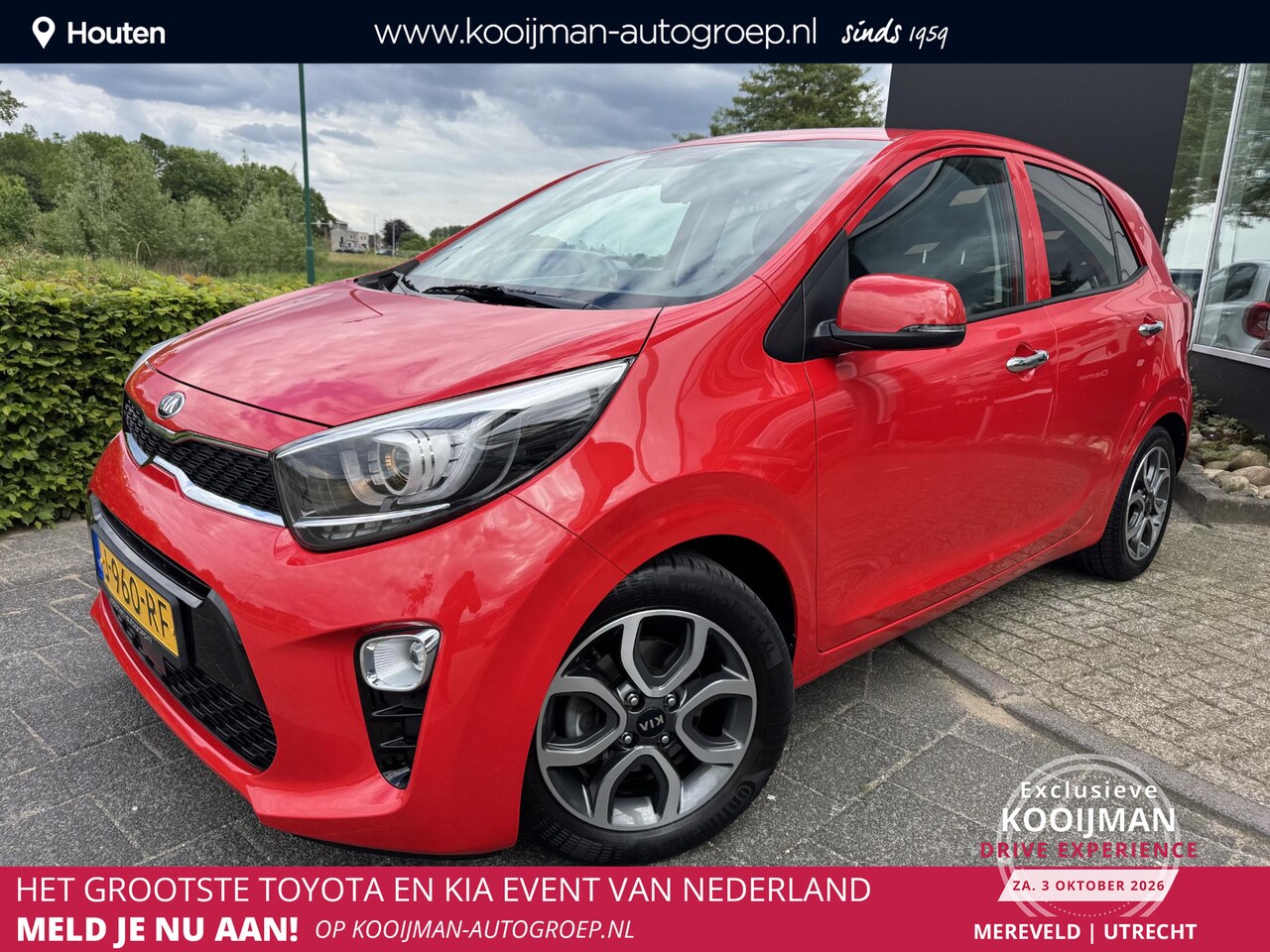 Kia Picanto - 1.0 DPi DynamicPlusLine Afneembare Trekhaak, Dealeronderhouden, Eerste Eigenaar, Keyless, - AutoWereld.nl