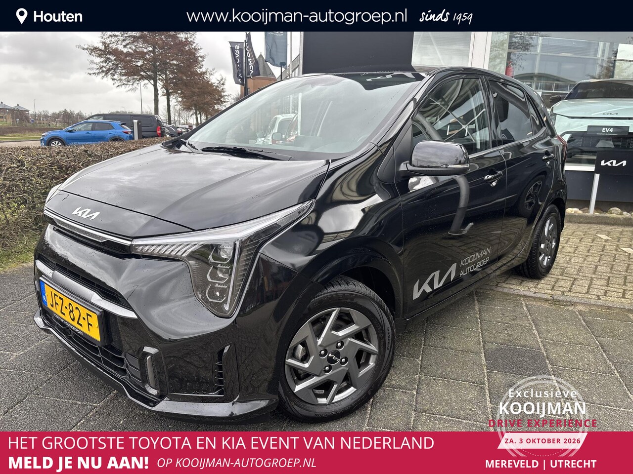 Kia Picanto - 1.0 DPI DynamicPlusLine Automaat!, Luxe Velgen, Parkeersensoren, Achteruitrijcamera, Apple - AutoWereld.nl