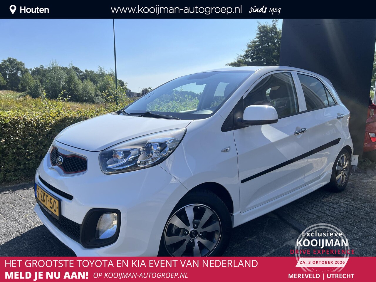 Kia Picanto - 1.0 CVVT X-treme Eerste Eigenaar, Dealeronderhouden, Climate Control, Lichtmetalen Velgen, - AutoWereld.nl