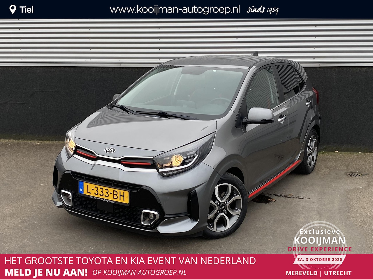 Kia Picanto - 1.0 DPi GT-Line RMC-Trekhaak, NL-Auto, boekjes compleet, parkeersensoren, cruise control, - AutoWereld.nl