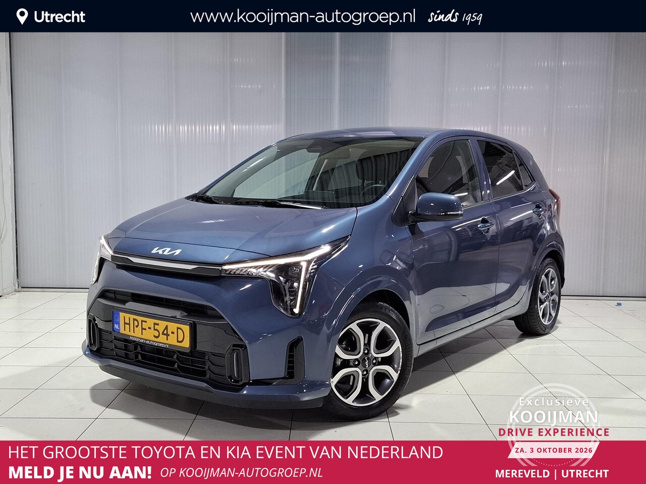 Kia Picanto - 1.0 DPI ExecutiveLine Stoel en Stuur verwarming, Apple Carplay/Android Auto, Navigatie, Ca - AutoWereld.nl