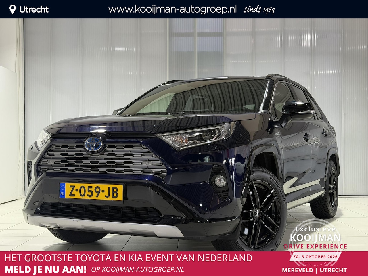 Toyota RAV4 - 2.5 Hybrid Style Afneembare trekhaak , Winterbanden set met lm velgen , Parkeersensoren , - AutoWereld.nl