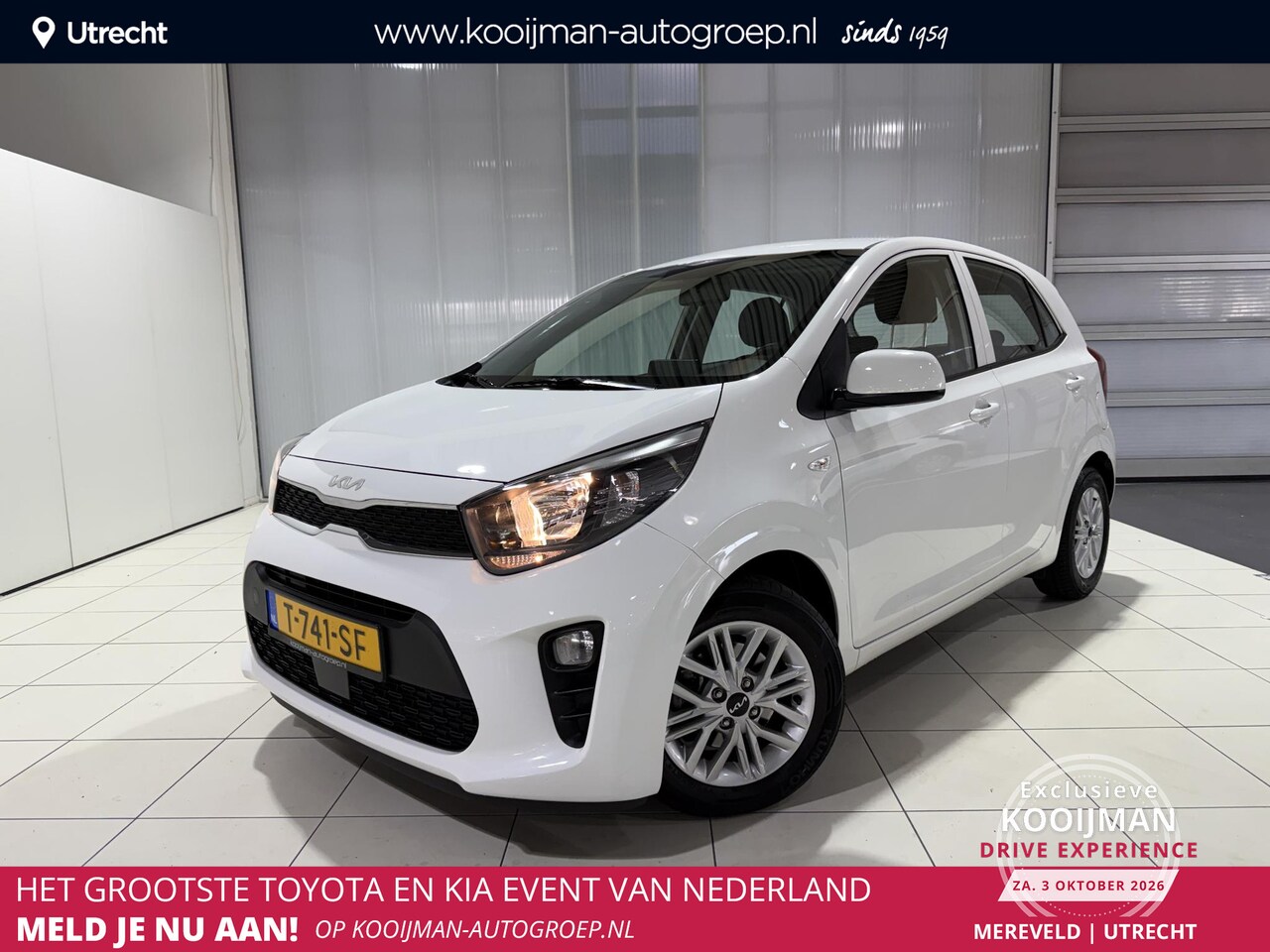 Kia Picanto - 1.0 DPi DynamicLine Apple Carplay/Android Auto, Camera, cruise control. - AutoWereld.nl