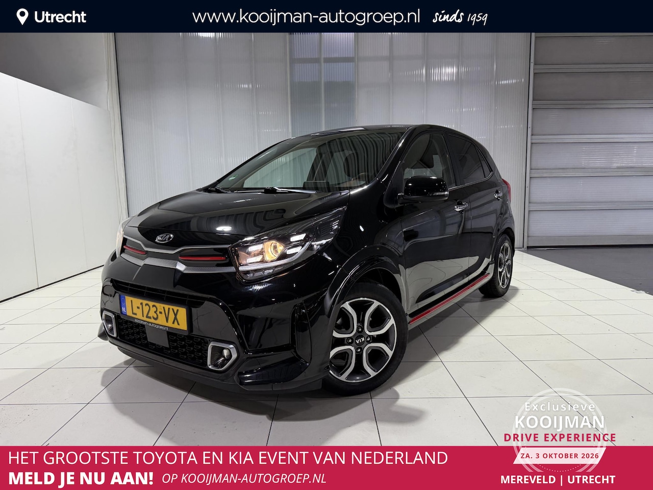 Kia Picanto - 1.0 DPi GT-Line Apple Carplay/Android Auto, Navigatie, Camera. - AutoWereld.nl