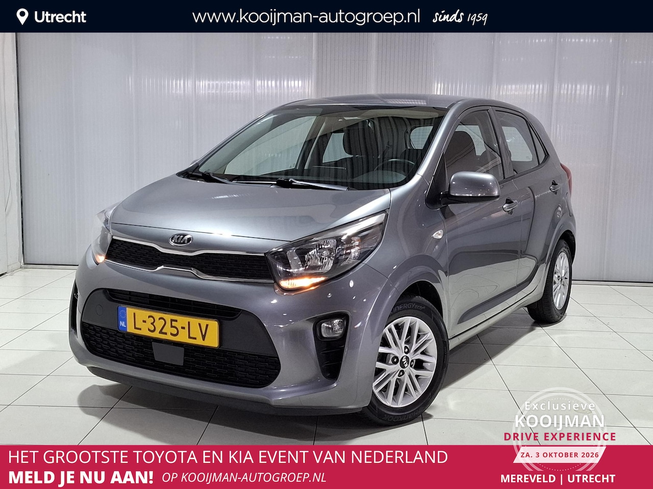 Kia Picanto - 1.0 DPi DynamicLine LM velgen, Navigatie, tot 10 jaar garantie* - AutoWereld.nl