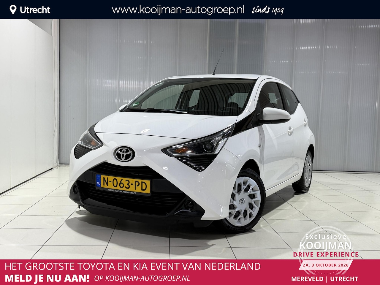 Toyota Aygo - 1.0 VVT-i x-play limited Navigatie systeem , All season banden m Apple carplay/anroid auto - AutoWereld.nl