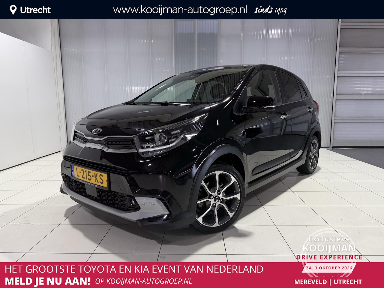 Kia Picanto - 1.0 T-GDi X-Line 5p 1.0 T-GDi X-Line 5p 100 PK, Stoel en Stuur verwarming, Apple Carplay/Android Auto, Camera, - AutoWereld.nl