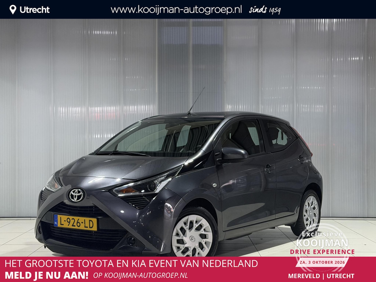 Toyota Aygo - 1.0 VVT-i x-play limited Apple carplay/anroid auto , Camera achter , BTW Auto , Orgineel N - AutoWereld.nl
