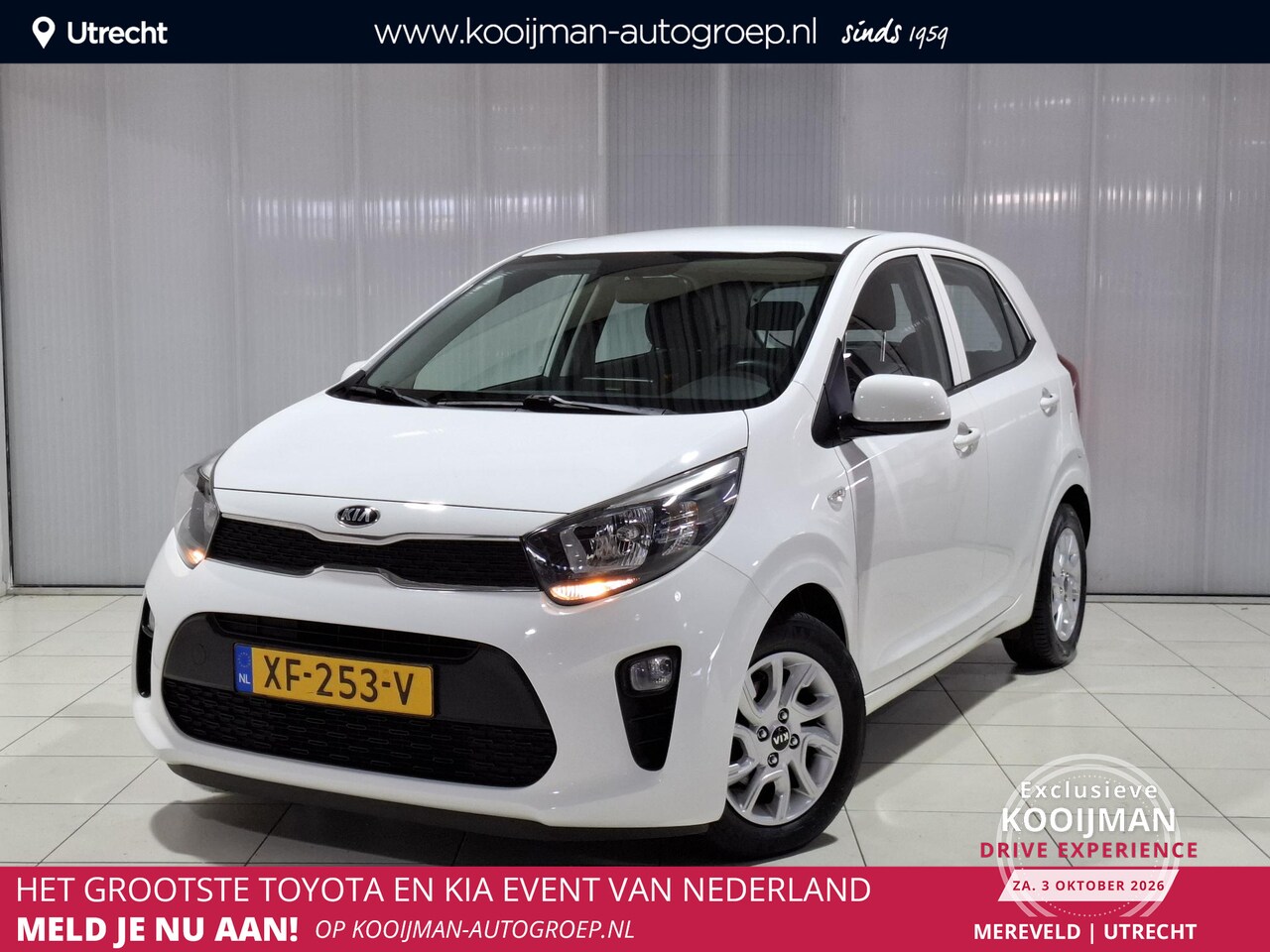 Kia Picanto - 1.0 CVVT ComfortPlusLine Navigator Apple Carplay/Android Auto, Navigatie, Camera. - AutoWereld.nl