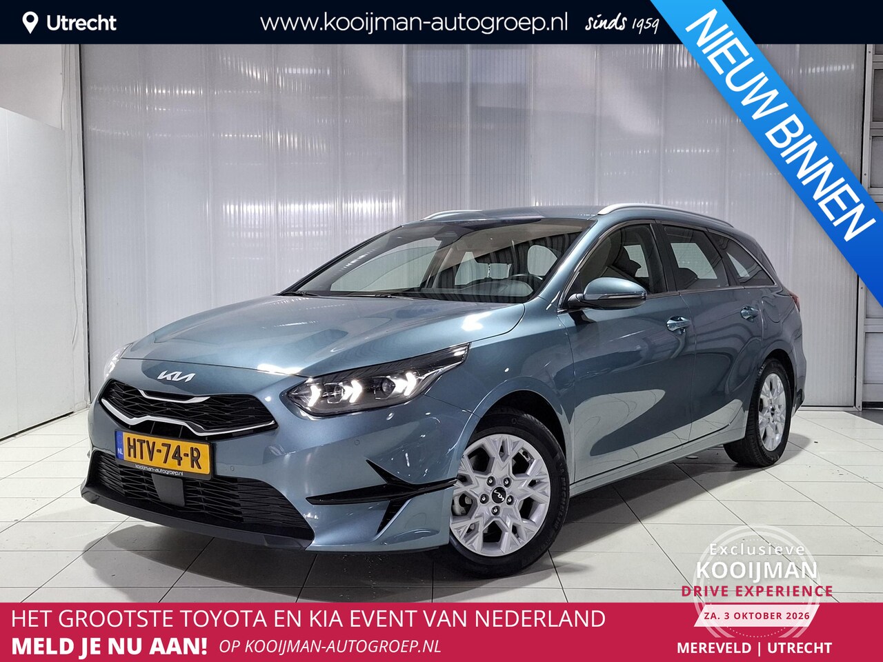 Kia Cee'd Sportswagon - Ceed 1.5 T-GDi DynamicLine Trekhaak, Apple Carplay/Android Auto, Navigatie, Camera. - AutoWereld.nl