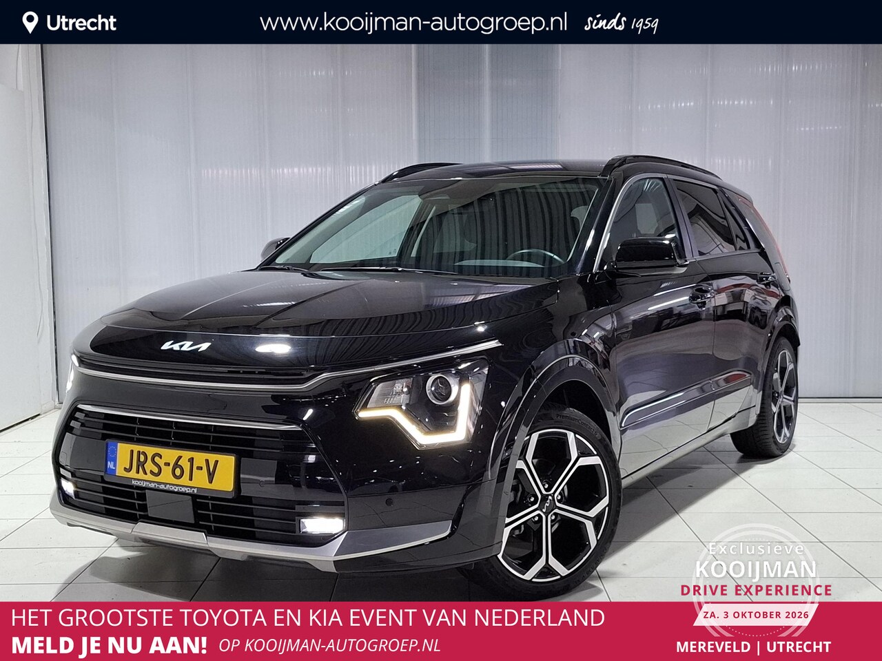 Kia Niro - 1.6 GDi Hybrid DynamicLine 18 inch, Apple Carplay/Android Auto, Navigatie, Camera. - AutoWereld.nl