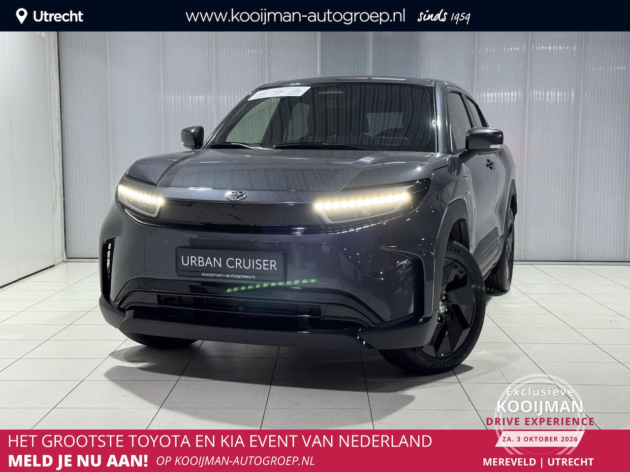 Toyota Urban Cruiser - Dynamic 61 kWh Stoel/Stuur Verwarming , Parkeersensoren V+A , Sfeerverlichting - AutoWereld.nl