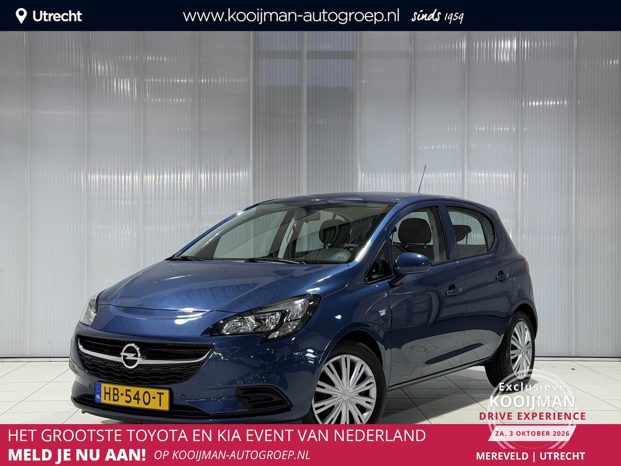 Opel Corsa - 1.4 Edition Automaat , Parkeersensoren voor en achter Airco , Orgineel NL met lage km sta - AutoWereld.nl