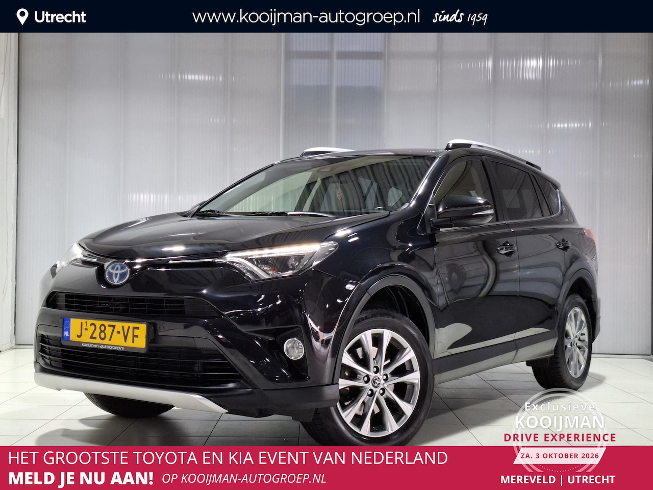 Toyota RAV4 - 2.5 Hybrid Executive Lederen bekleding , Navigatie , Elektrisch verstelbare bestuurderssto - AutoWereld.nl