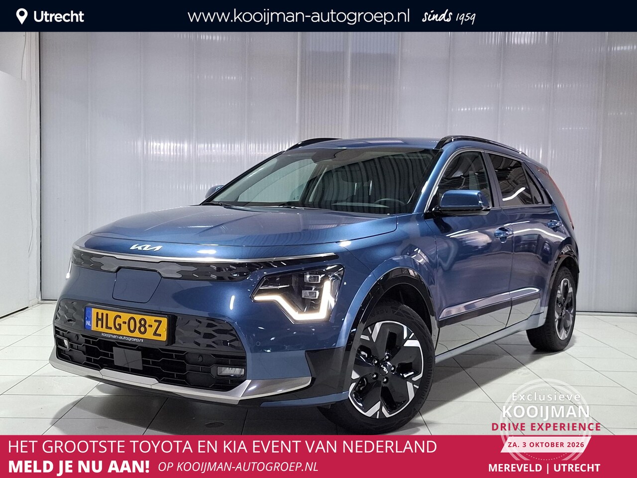 Kia Niro EV - Air 64.8 kWh Stoel en Stuur verwarming, elektrisch verstelbare bestuurdersstoel, Apple Car - AutoWereld.nl