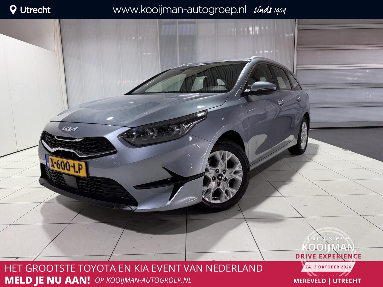 Kia Cee'd Sportswagon - Ceed 1.0 T-GDi DynamicLine Apple Carplay/Android Auto, Navigatie, Camera. - AutoWereld.nl