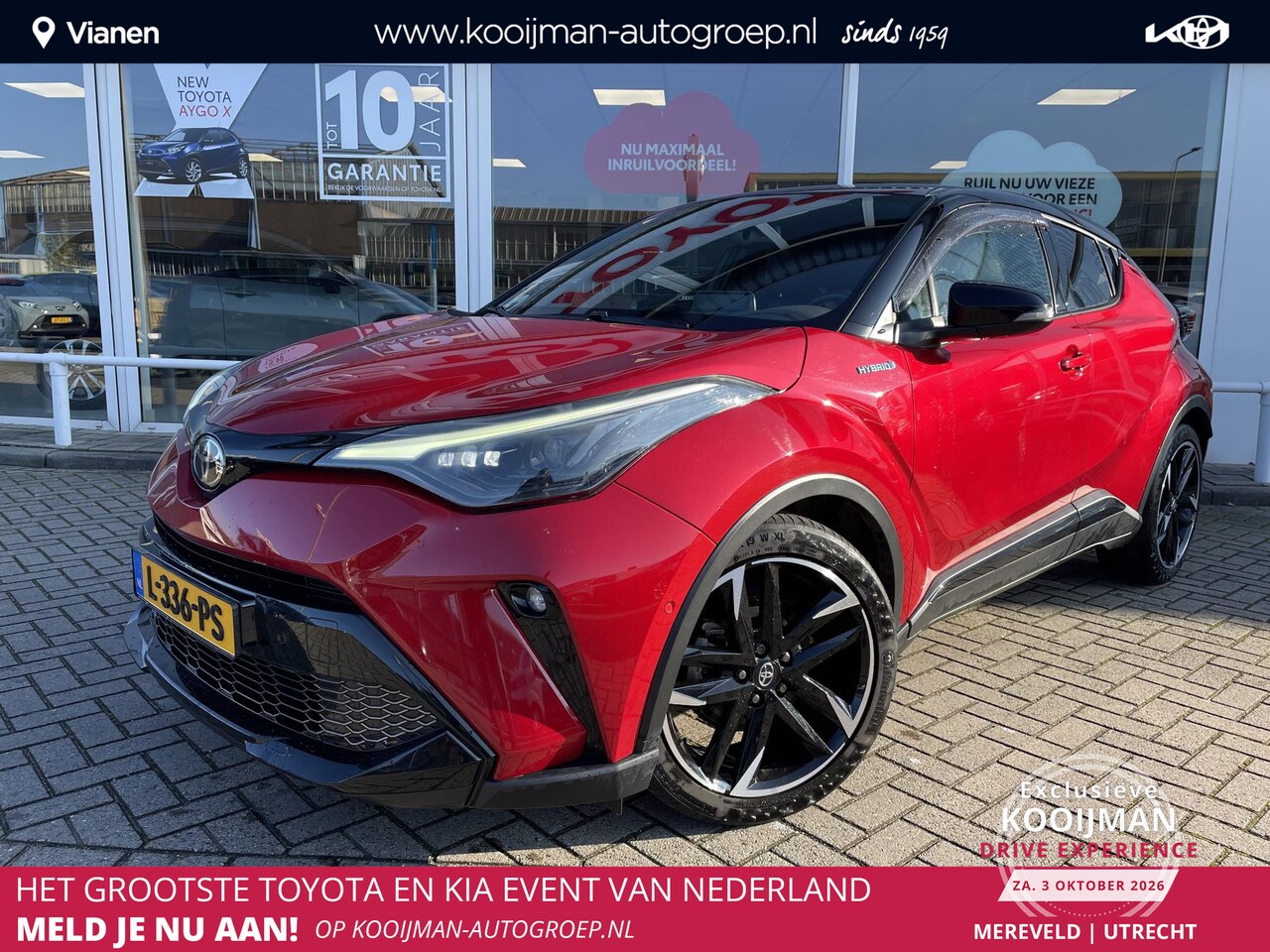 Toyota C-HR - 1.8 Hybrid GR-Sport 1e eigenaar, Nieuwstaat, Trekhaak, 1e eigenaar, hele nette auto! Deale - AutoWereld.nl