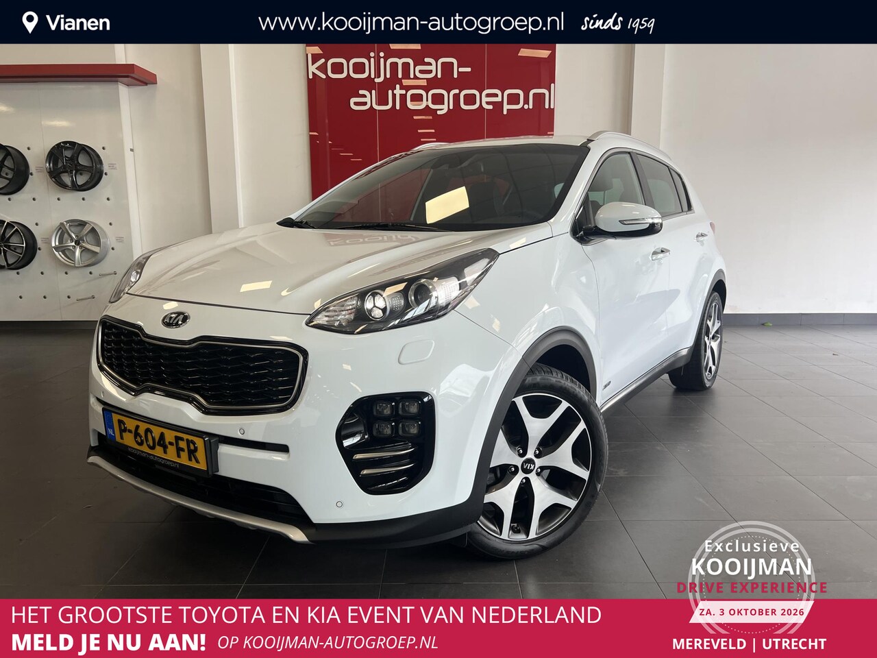 Kia Sportage - 1.6 T-GDI 4WD GT-Line AUTOMAAT, Stoel+ Stuurverwarming, Navigatie,Achteruitrijcamera, 19 I - AutoWereld.nl