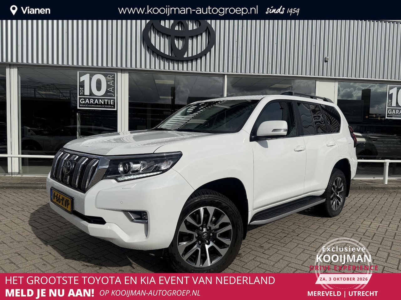 Toyota Land Cruiser - 2.8 D-4D-F Professional Window Van Grijs kenteken zonder BPM, Nieuw geleverd NL, 1e eigena - AutoWereld.nl