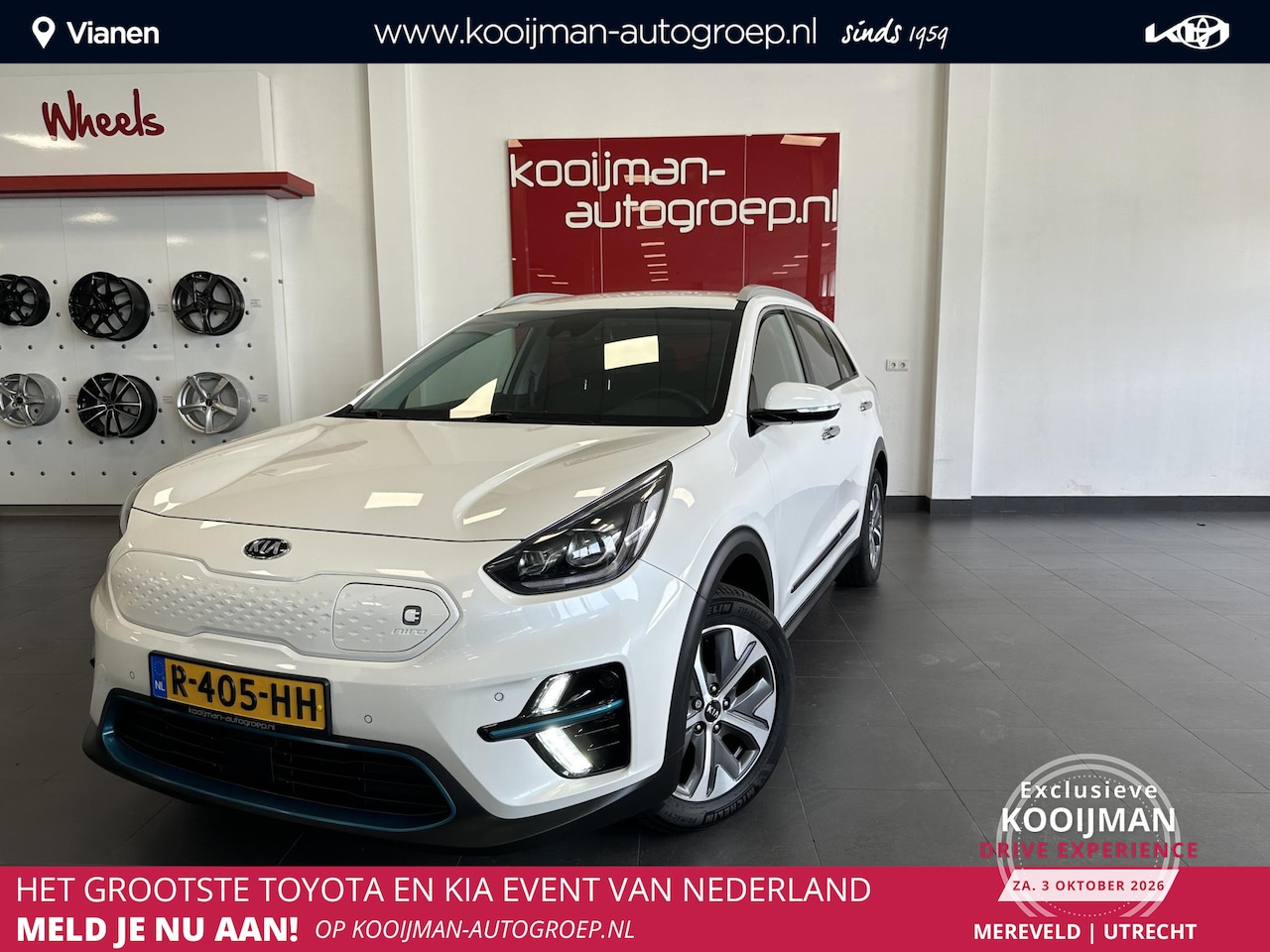 Kia e-Niro - DynamicLine 64 kWh BTW auto , Volledig leder , Stoel/stuurverwarming , Full map navigatie - AutoWereld.nl
