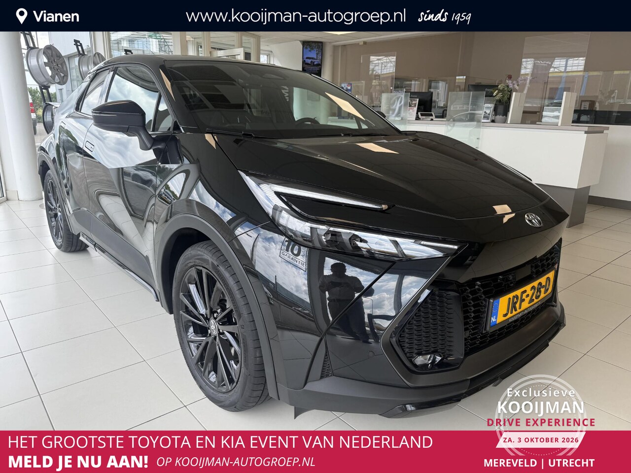 Toyota C-HR - 2.0 Plug-in Hybrid 220 Black Edition Demo Korting, Bomvol opties! Plug in - AutoWereld.nl