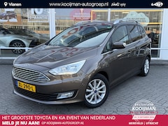 Ford Grand C-Max - 1.0 Titanium 7p. Zeer zuinige auto, met veel opties en 7 zitplaatsen ideale gezinsauto