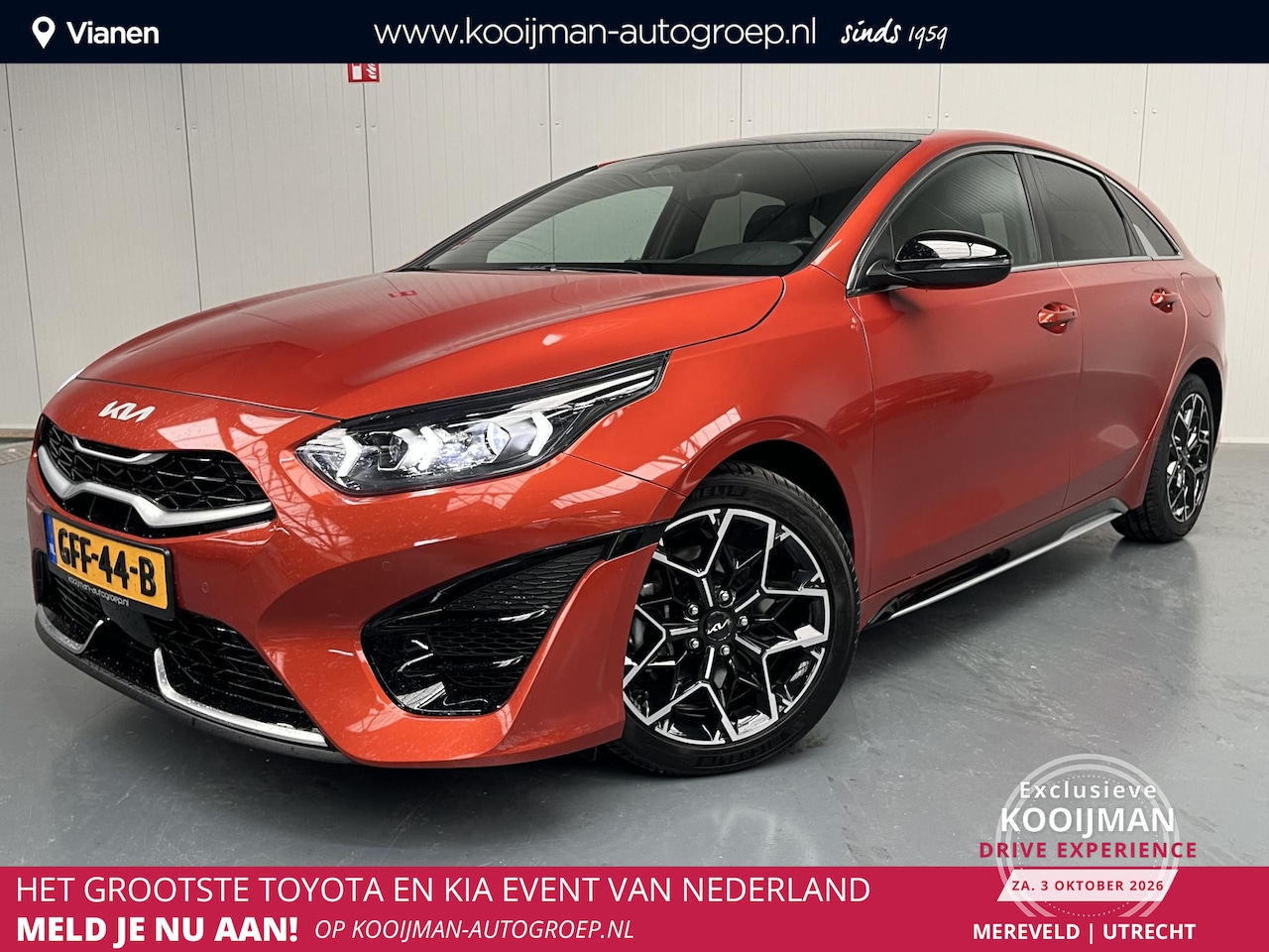Kia Pro cee'd - 1.5 T-GDi GT-Line , Schuif en Kanteldak, Adaptieve CruiseControl, Keyless Entry, Dodehoek - AutoWereld.nl